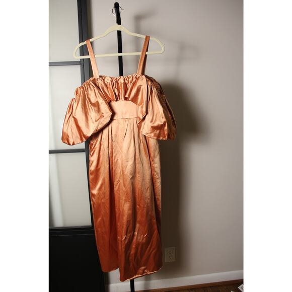NWT Ulla Johnson Lelita Dress in Copper Size 2 - Picture 4 of 16